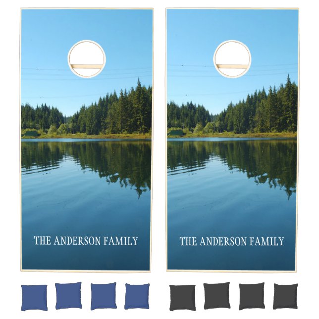 Life Is Better at the Lake Personalized Cornhole Set (Set)