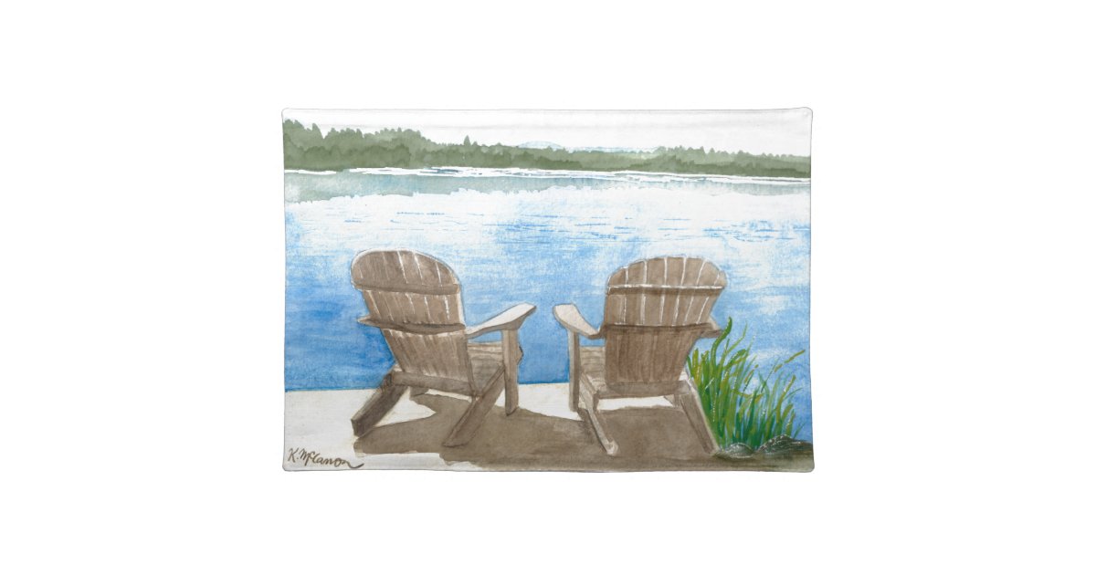 Life is Better at the Lake Placemat Zazzle