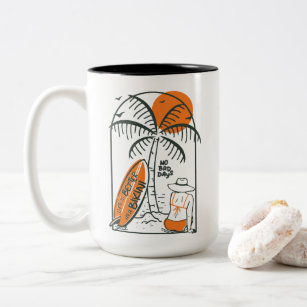 Life Is Better In Bikini Summer Sun Beach Vacation Two-Tone Coffee Mug