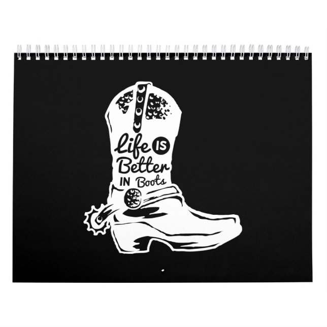 life is better in boots calendar (Cover)