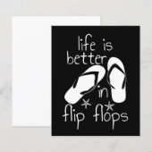 Life Is Better In Flip Flops (Front/Back)
