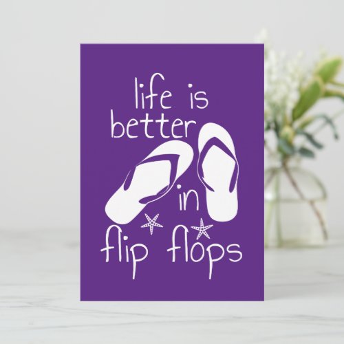 Life Is Better In Flip Flops   Announcement