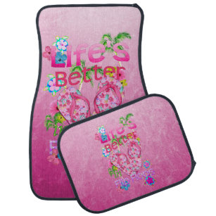 Flip Flop Car Floor Mats Zazzle Life Is Better In Flip Flops Car Floor Mat