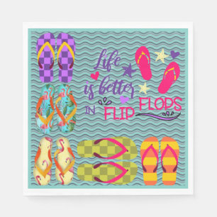 Life is Better in Flip Flops Napkins
