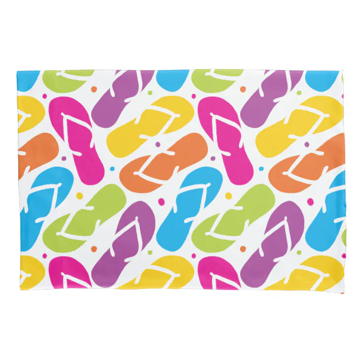 Life is Better in Flip Flops Pillow Case Zazzle