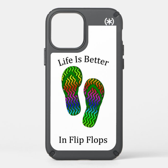 Life Is Better In Flip Flops Speck iPhone Case (Front)