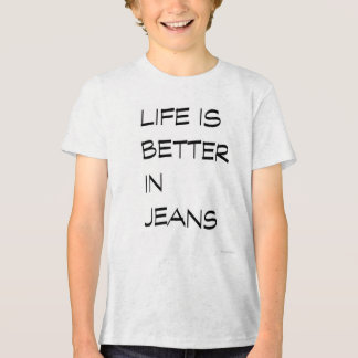 "Life Is Better in Jeans" Tee – Cute & Trendy