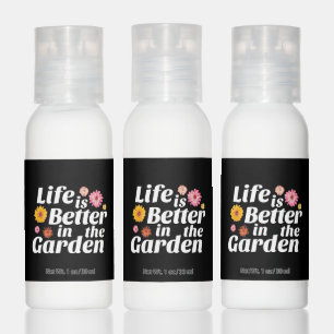 Life is Better in the Garden - Zinnia Flower Hand Lotion
