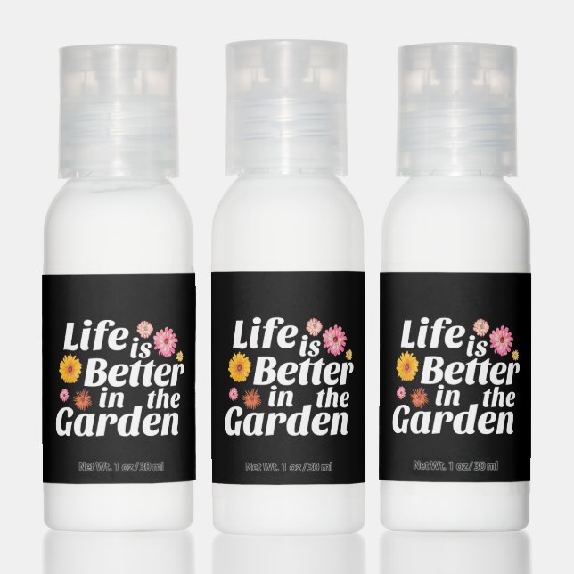Life is Better in the Garden - Zinnia Flower Hand Lotion (Set)