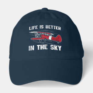 Life is Better in the Skies Pilot Modern Hat