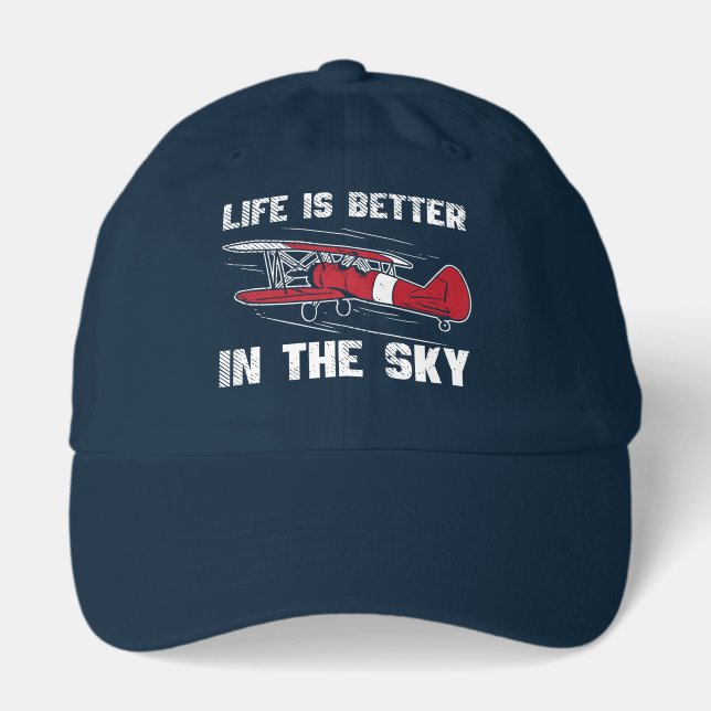 Life is Better in the Skies Pilot Modern Hat (Front)