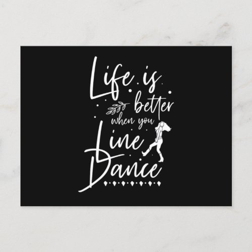 Life Is Better Line Dance Line Dancing Country Gif Postcard