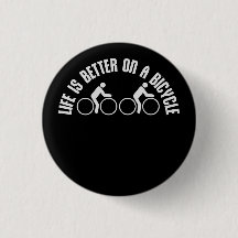 Life is Better on a Bicycle Cycling Quote Sport