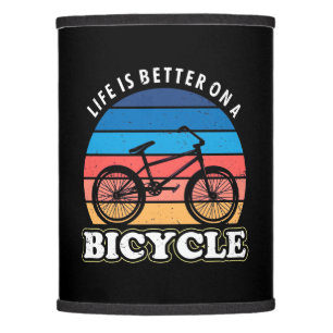 Life Is Better On A Bicycle Lamp Shade