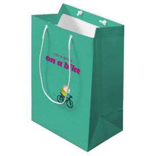 Life is better on a bike - gift bag (medium)