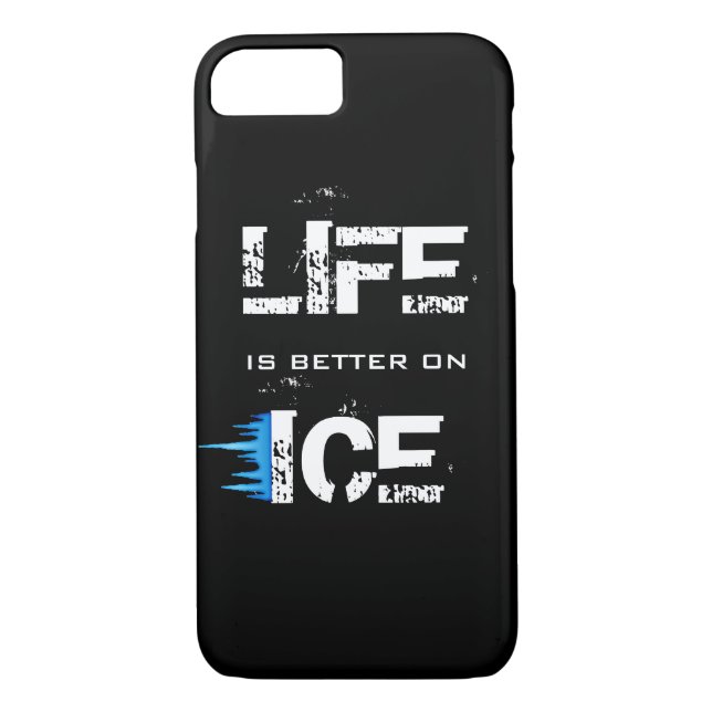 LIFE IS BETTER ON ICE Case-Mate iPhone CASE (Back)