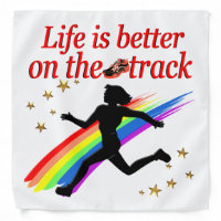 LIFE IS BETTER ON THE TRACK RUNNER DESIGN