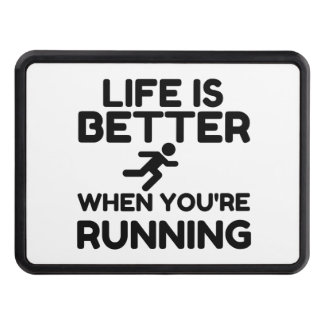 Life Is Better Running Hitch Cover