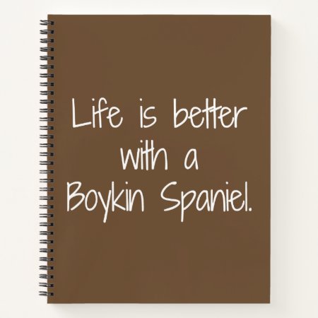 Life Is Better Spiral Notebook