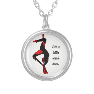 Life is better upside down necklace