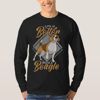 Life Is Better With A Beagle Dog Whisperer Breeder T-Shirt