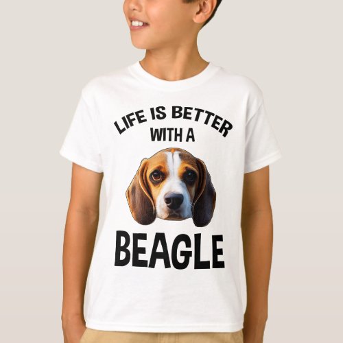 Life Is Better With A Beagle T_Shirt