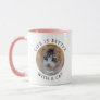 Life is Better with a Cat Add Photo and Name Mug
