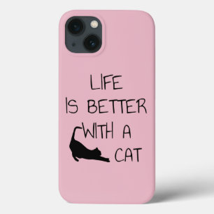 Life Is Better With A Cat - Cat Lovers iPhone 13 Case