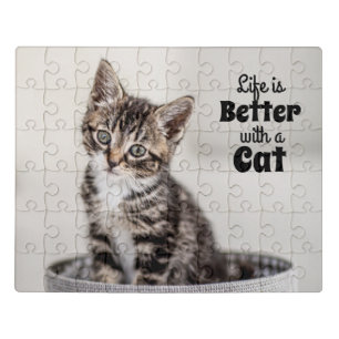 Life Is Better With A Cat Puzzle
