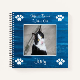 Life is Better With a Cat Spiral Notebook