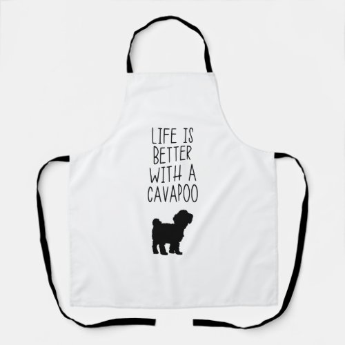 Life Is Better With A Cavapoo  Apron