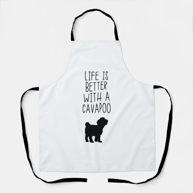 Life Is Better With A Cavapoo  Apron (Front)