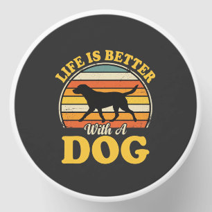 Life Is Better With A Dog Retro Mini Candle Favors