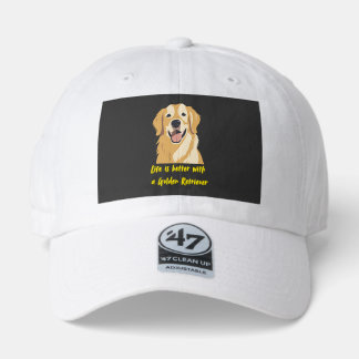 Life Is Better With a Golden Retriever � Dog Lover 47 Brand Hat