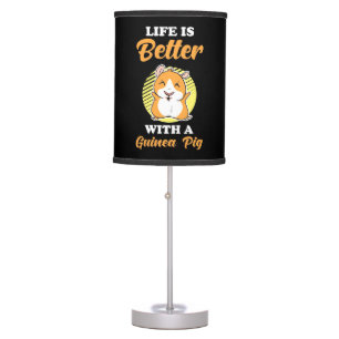 Life is Better With A Guinea Pig Table Lamp