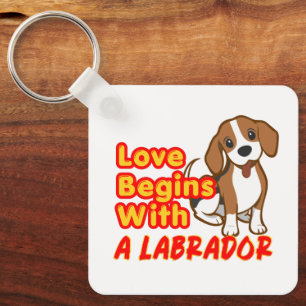 Life Is Better With a Labrador Funny Keychain
