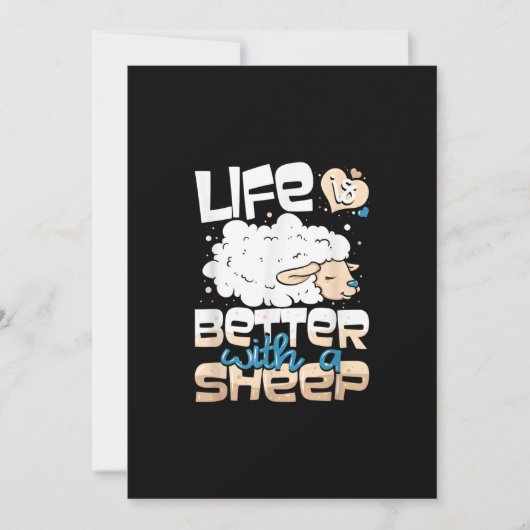 Life Is Better With A Sheep | Sheep Farmer Gift (Front)
