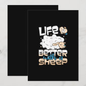 Life Is Better With A Sheep | Sheep Farmer Gift (Front/Back)