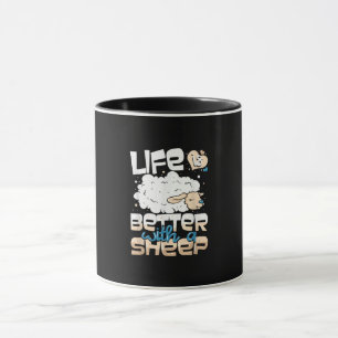 Life Is Better With A Sheep Sheep Farmer Gift Mug
