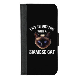 Life Is Better With A Siamese Cat iPhone 8/7 Wallet Case