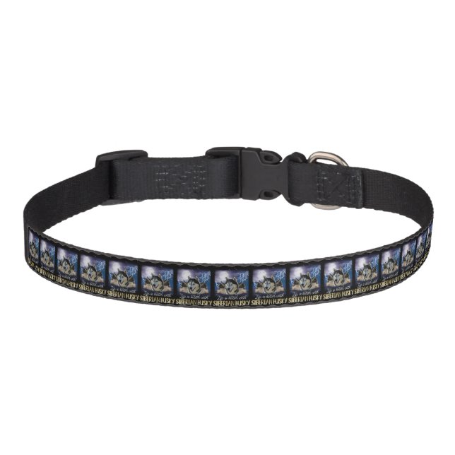 Life Is Better With A Siberian Husky  Pet Collar (Front)