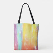 Life Is Better With Art Colorful Background Tote Bag (Back)
