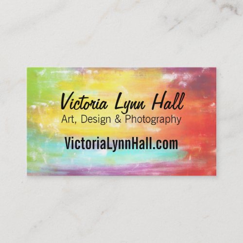 Life Is Better With Art Custom Business Card