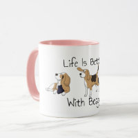 Life is Better with Beagles Mug