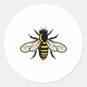Life Is Better With Bees Bee Biologist Earth Day T Classic Round Sticker