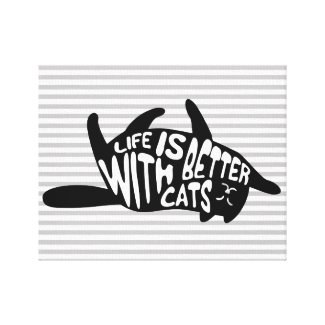 Life is Better with Cats | Fun Typography