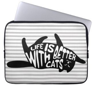 Life is better with cats | Fun Typography