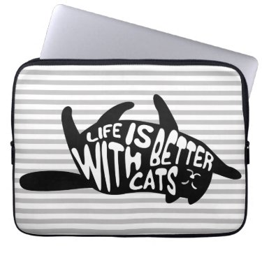 Life is better with cats | Fun Typography