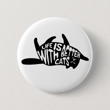 Life is better with cats | Fun Typography