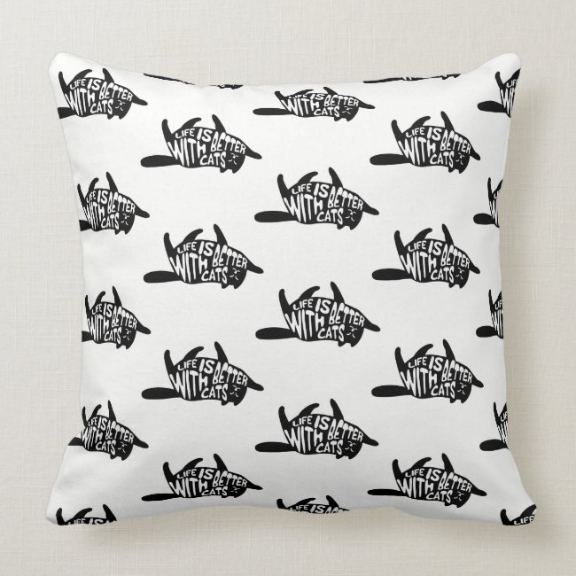 Life is better with cats | Fun Typography